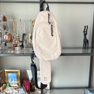 Puma Beige Backpack with Black Accents